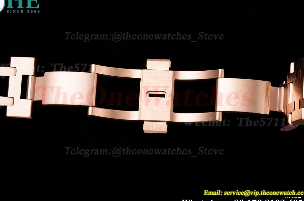 Gold 42mm Blue Oak Royal Offshore APF A7750 RG RG 0303